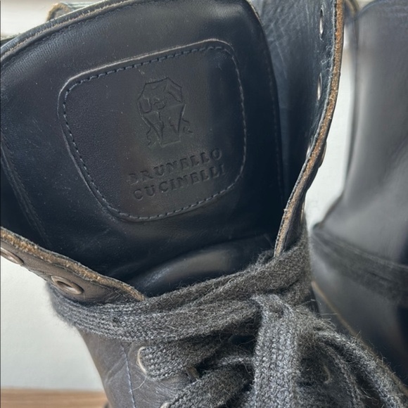 Brunello Cucinelli Black Leather Women’s Boots - Picture 7 of 15